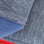 Fleece with elastic fabric
